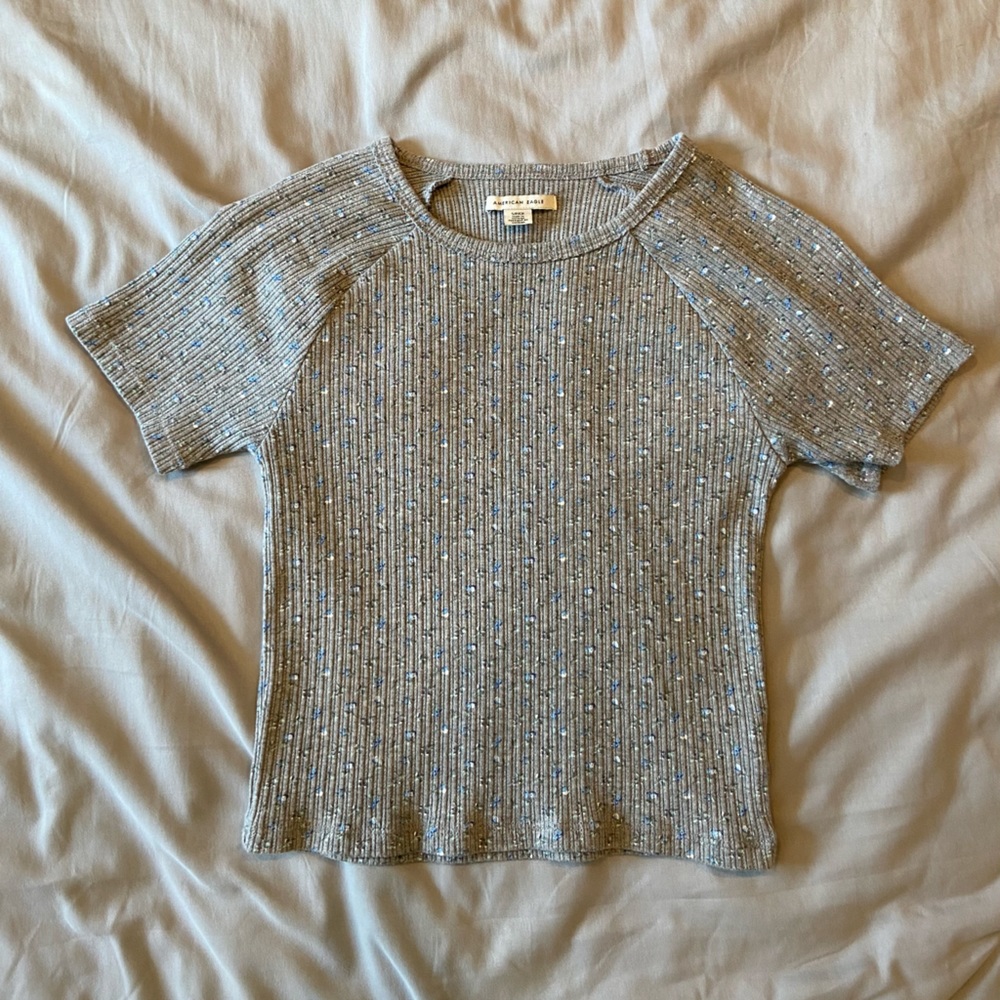 American Eagle Floral Crop Top